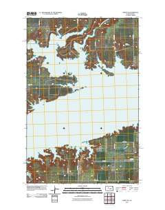 Emmet SE North Dakota Historical topographic map, 1:24000 scale, 7.5 X 7.5 Minute, Year 2011