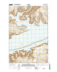 Emmet SE North Dakota Current topographic map, 1:24000 scale, 7.5 X 7.5 Minute, Year 2014