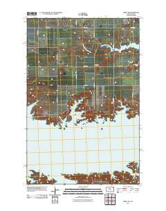 Emmet SW North Dakota Historical topographic map, 1:24000 scale, 7.5 X 7.5 Minute, Year 2011