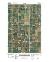 Emrick North Dakota Historical topographic map, 1:24000 scale, 7.5 X 7.5 Minute, Year 2011