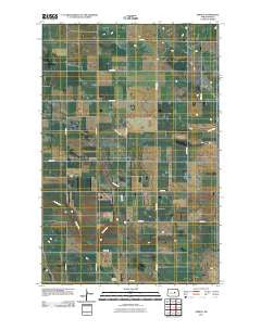 Emrick North Dakota Historical topographic map, 1:24000 scale, 7.5 X 7.5 Minute, Year 2011