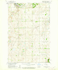 Enderlin South North Dakota Historical topographic map, 1:24000 scale, 7.5 X 7.5 Minute, Year 1960