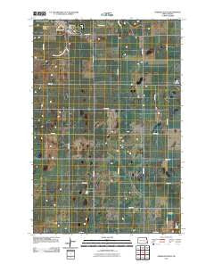 Enderlin South North Dakota Historical topographic map, 1:24000 scale, 7.5 X 7.5 Minute, Year 2011