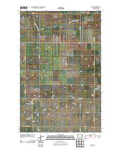 Epping North Dakota Historical topographic map, 1:24000 scale, 7.5 X 7.5 Minute, Year 2011