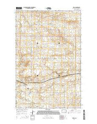 Epping North Dakota Current topographic map, 1:24000 scale, 7.5 X 7.5 Minute, Year 2014