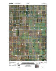 Epping NE North Dakota Historical topographic map, 1:24000 scale, 7.5 X 7.5 Minute, Year 2011