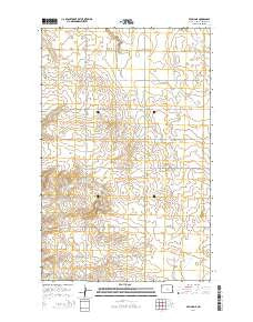 Epping NE North Dakota Current topographic map, 1:24000 scale, 7.5 X 7.5 Minute, Year 2014