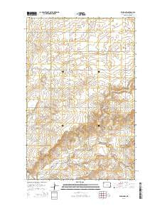 Epping NW North Dakota Current topographic map, 1:24000 scale, 7.5 X 7.5 Minute, Year 2014