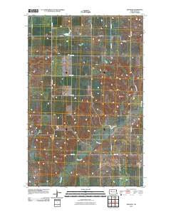 Epworth North Dakota Historical topographic map, 1:24000 scale, 7.5 X 7.5 Minute, Year 2011
