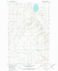 Epworth NW North Dakota Historical topographic map, 1:24000 scale, 7.5 X 7.5 Minute, Year 1981