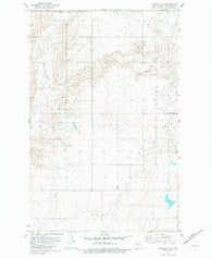 Epworth SE North Dakota Historical topographic map, 1:24000 scale, 7.5 X 7.5 Minute, Year 1981