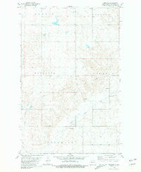 Epworth North Dakota Historical topographic map, 1:24000 scale, 7.5 X 7.5 Minute, Year 1981
