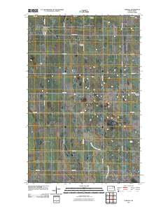 Fairdale North Dakota Historical topographic map, 1:24000 scale, 7.5 X 7.5 Minute, Year 2011
