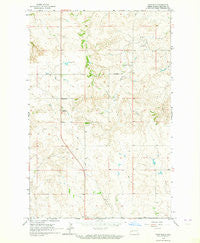 Fairfield North Dakota Historical topographic map, 1:24000 scale, 7.5 X 7.5 Minute, Year 1963