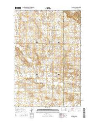 Fairfield SE North Dakota Current topographic map, 1:24000 scale, 7.5 X 7.5 Minute, Year 2014
