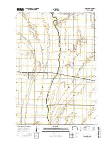 Fairmount North Dakota Current topographic map, 1:24000 scale, 7.5 X 7.5 Minute, Year 2014