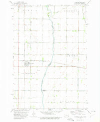 Fairmount North Dakota Historical topographic map, 1:24000 scale, 7.5 X 7.5 Minute, Year 1973