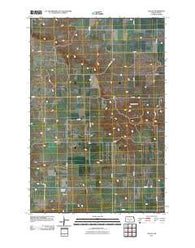 Fallon North Dakota Historical topographic map, 1:24000 scale, 7.5 X 7.5 Minute, Year 2011