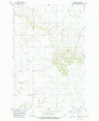 Fallon North Dakota Historical topographic map, 1:24000 scale, 7.5 X 7.5 Minute, Year 1980