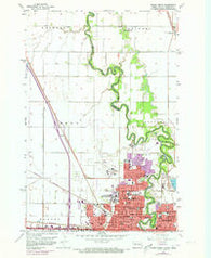 Fargo North North Dakota Historical topographic map, 1:24000 scale, 7.5 X 7.5 Minute, Year 1959