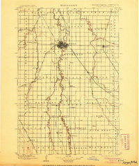 Fargo North Dakota Historical topographic map, 1:125000 scale, 30 X 30 Minute, Year 1897