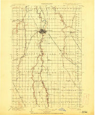 Fargo North Dakota Historical topographic map, 1:125000 scale, 30 X 30 Minute, Year 1897