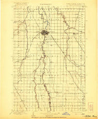 Fargo North Dakota Historical topographic map, 1:125000 scale, 30 X 30 Minute, Year 1897