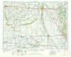 Fargo North Dakota Historical topographic map, 1:250000 scale, 1 X 2 Degree, Year 1953