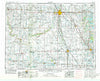 Fargo North Dakota Historical topographic map, 1:250000 scale, 1 X 2 Degree, Year 1953