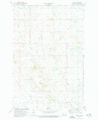 Fayette North Dakota Historical topographic map, 1:24000 scale, 7.5 X 7.5 Minute, Year 1974