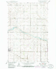 Fessenden East North Dakota Historical topographic map, 1:24000 scale, 7.5 X 7.5 Minute, Year 1949