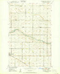 Fessenden East North Dakota Historical topographic map, 1:24000 scale, 7.5 X 7.5 Minute, Year 1949