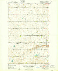 Fessenden SW North Dakota Historical topographic map, 1:24000 scale, 7.5 X 7.5 Minute, Year 1949