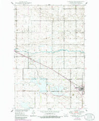 Fessenden West North Dakota Historical topographic map, 1:24000 scale, 7.5 X 7.5 Minute, Year 1949
