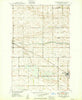 Fessenden West North Dakota Historical topographic map, 1:24000 scale, 7.5 X 7.5 Minute, Year 1949