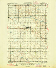 Fessenden North Dakota Historical topographic map, 1:62500 scale, 15 X 15 Minute, Year 1948