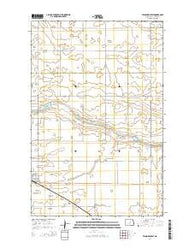 Fessenden East North Dakota Current topographic map, 1:24000 scale, 7.5 X 7.5 Minute, Year 2014