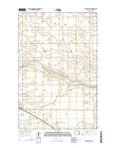 Fessenden East North Dakota Current topographic map, 1:24000 scale, 7.5 X 7.5 Minute, Year 2014