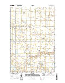 Fessenden SW North Dakota Current topographic map, 1:24000 scale, 7.5 X 7.5 Minute, Year 2014