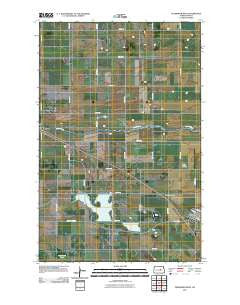 Fessenden West North Dakota Historical topographic map, 1:24000 scale, 7.5 X 7.5 Minute, Year 2011