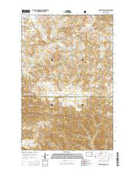 Figure 4 Ranch North Dakota Current topographic map, 1:24000 scale, 7.5 X 7.5 Minute, Year 2014