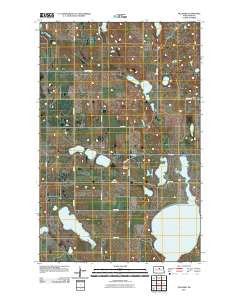 Fillmore North Dakota Historical topographic map, 1:24000 scale, 7.5 X 7.5 Minute, Year 2011