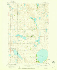 Fillmore North Dakota Historical topographic map, 1:24000 scale, 7.5 X 7.5 Minute, Year 1958