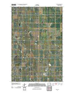 Fingal North Dakota Historical topographic map, 1:24000 scale, 7.5 X 7.5 Minute, Year 2011