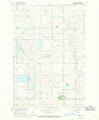 Fingal North Dakota Historical topographic map, 1:24000 scale, 7.5 X 7.5 Minute, Year 1967