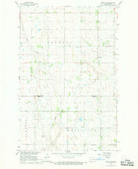 Finley NE North Dakota Historical topographic map, 1:24000 scale, 7.5 X 7.5 Minute, Year 1967