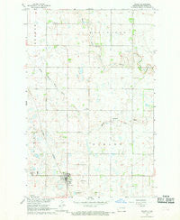 Finley North Dakota Historical topographic map, 1:24000 scale, 7.5 X 7.5 Minute, Year 1967