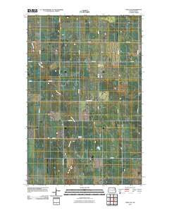 Finley NE North Dakota Historical topographic map, 1:24000 scale, 7.5 X 7.5 Minute, Year 2011