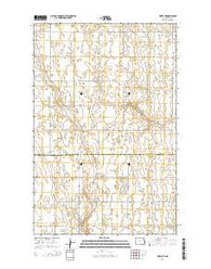 Finley NE North Dakota Current topographic map, 1:24000 scale, 7.5 X 7.5 Minute, Year 2014