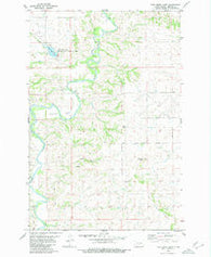 Fish Creek Lake North Dakota Historical topographic map, 1:24000 scale, 7.5 X 7.5 Minute, Year 1980